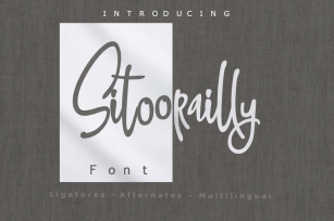 Sitoorailly Font Font Download