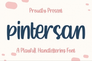 Pintersan a Crafter Font Font Download