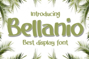 Bellanio Font Download