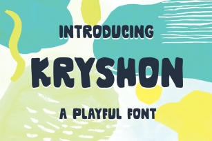 Kryshon - A Playful Font Font Download