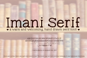 Imani Serif Cute Handwriting Font (Handwritten) Font Download