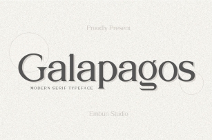 Galapagos Typeface Font Download