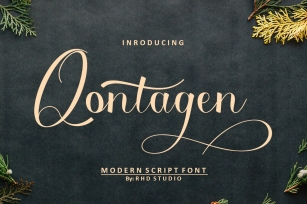 Qontagen Script Font Download