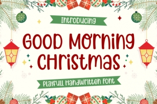 Good Morning Christmas Font Download