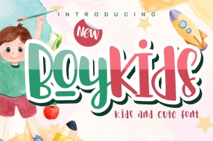 Boykidsu00a0- Kids And Cute Font Font Download