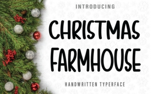 Christmas Farmhouse Font Download