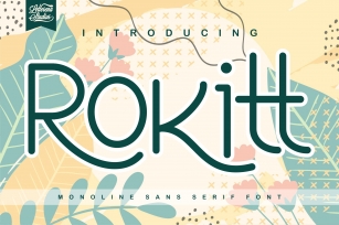Rokitt - Monoline Sans Serif Font Font Download