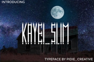 Kayei Slim Font Download
