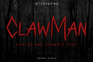 ClawMan | Web Font Font Download