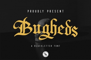 Bugheds - Blackletter Font Font Download