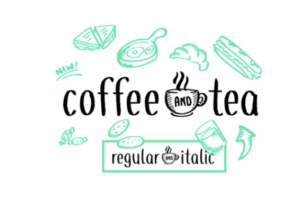 Coffee and Tea Font Download