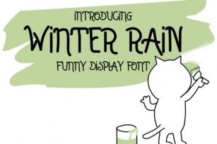 Winter Rain Font Download