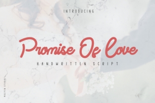 Promise of Love Font Download