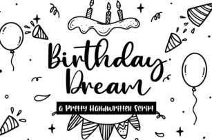 Birthday Dream Font Download