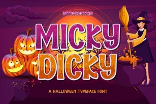 Micky Dicky Display Font Font Download