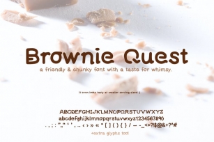 Brownie Quest Cute Handwritten Type Font Download