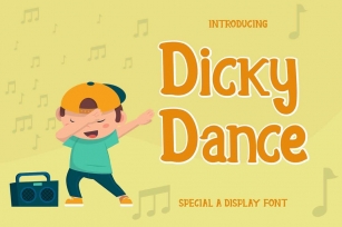 Dicky Dance Display Font Font Download