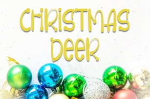 Christmas Deer Font Download
