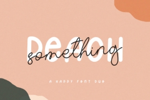 Something Peach Font Download
