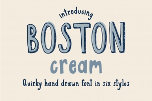 Boston Cream Serif and Sans Web Font Font Download