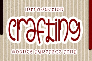 Crafting - Unique Handwrittwn Font Font Download