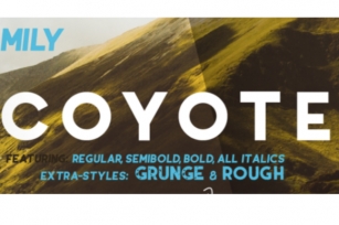 Coyote Font Download