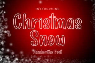 Christmas Snow Font Download