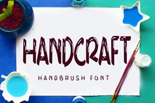 Handcraft - Modern Brush Font Font Download
