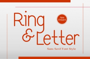 Ring  Letter Font Download