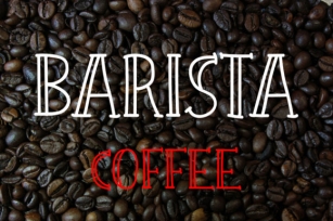 Barista Coffee Font Download