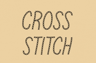 Cross Stitch Font Download