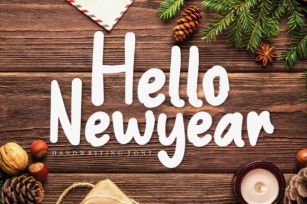 Hello New Year Font Download