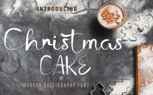 Christmas Cake Font Download