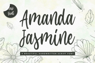Amanda Jasmine Font Download