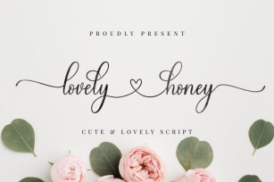 Lovely Honey - Cute Script Font Font Download