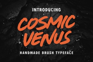 Cosmic Venus - Brush Typeface Font Download
