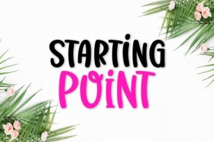 Starting Point Font Download