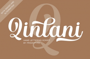 Qinlani - Hand Lettering Script Font Download