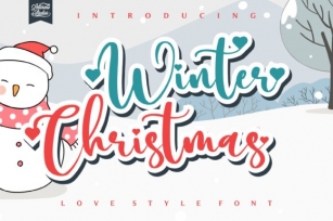 Winter Christmas Font Download