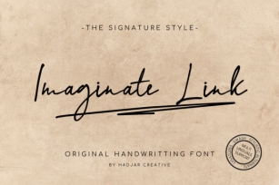 Imaginate Link Font Download