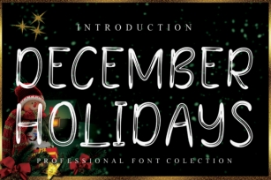 December Holidays Font Download