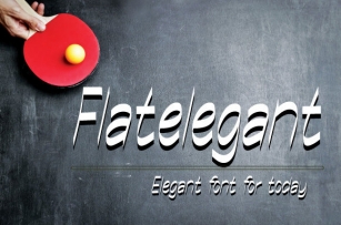 Flatelegant Font Download