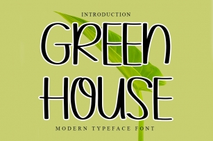 Green House Font Download
