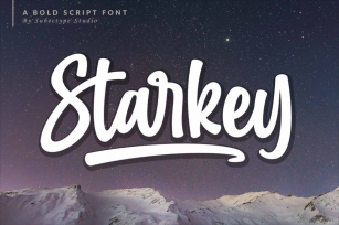 Starkey Bold Script Font Download