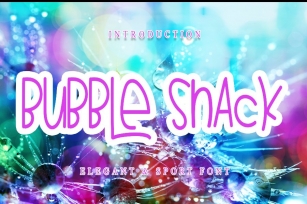 Bubble Snack Font Download