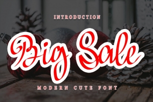 Big Sale Font Download
