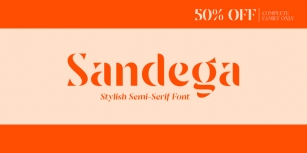 Sandega Font Download
