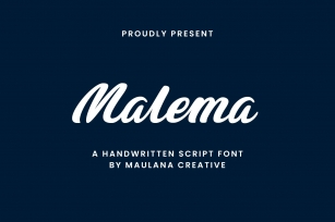 Malema Handwritten Script Font Font Download
