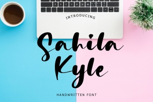 Sahila Kyle Handwritten Font Font Download