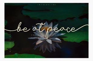 Be at peace Font Download